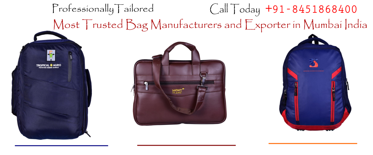 Most Trusted Bag Manufacturers and Exporter in Mumbai India